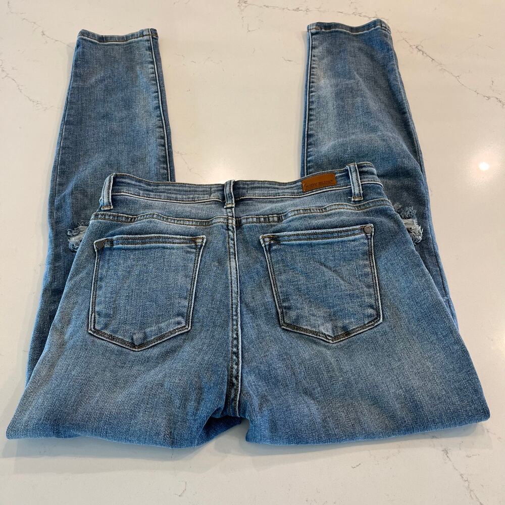 Judy Blue Slim Fit Jeans Distressed Size 9‎ /29 - Picture 4 of 9